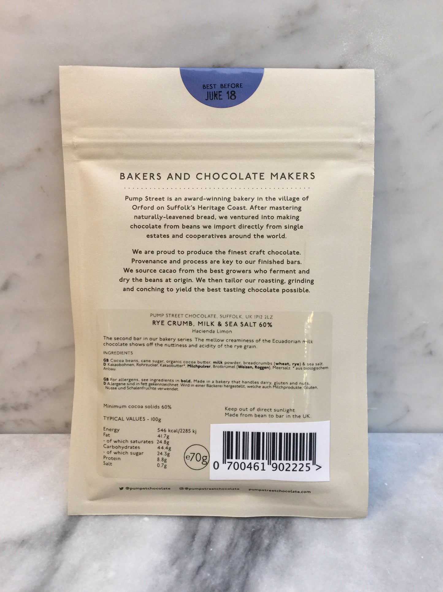 Pump Street - Rye Milk Sea Salt