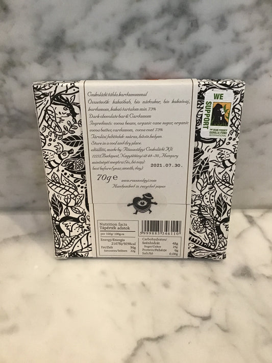 Rozsavolgyi Csokolade - Cardamom 73%