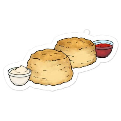 Scones with Jam Sticker